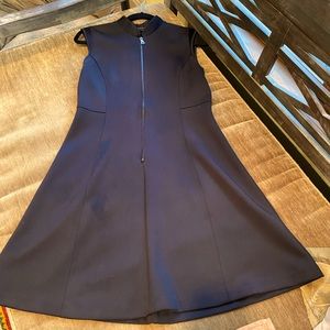 Elie Tahari Black Zipper Dress Size 8